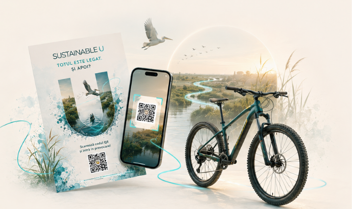 Provocarea Sustainable U și premiul — o bicicletă